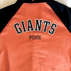 PINK SF GIANTS MLB Full Zip Jacket w/ pockets.
